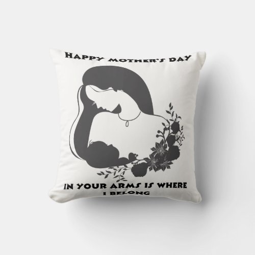 In Your Arms Throw Pillow
