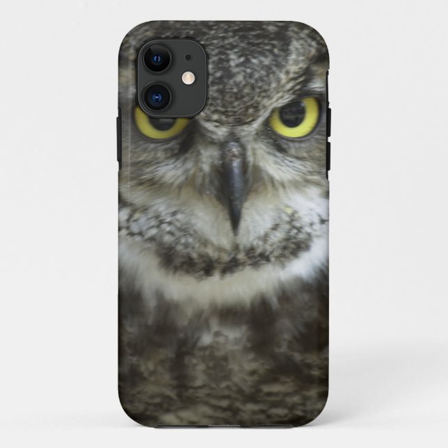 In Your Face Owl Case-Mate iPhone Case (Back)