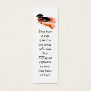 In Your Hands (Please Spay & Neuter) Bookmark