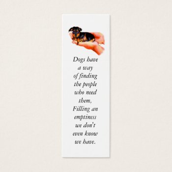 In Your Hands (please Spay & Neuter) Bookmark by jaisjewels at Zazzle