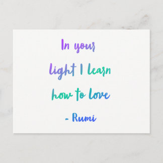 In Your Light Postcard