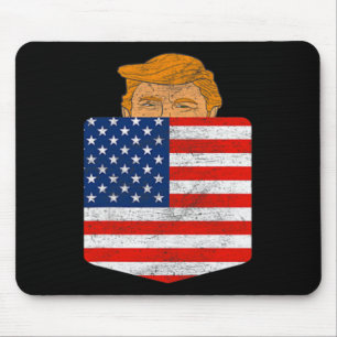 In Your Pocket Usa Election Trump For 2024 4th Of Mouse Pad