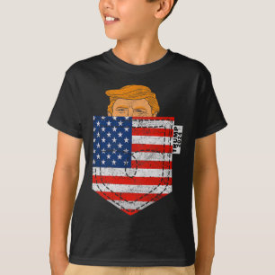 In Your Pocket Usa Election Trump For 2024 4th Of T-Shirt