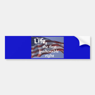Inalienable Right Bumper Sticker
