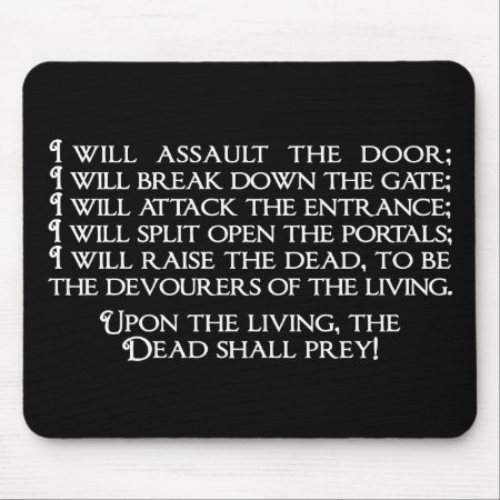 Inanna/ishtar Entering Underworld Quote Mouse Pad