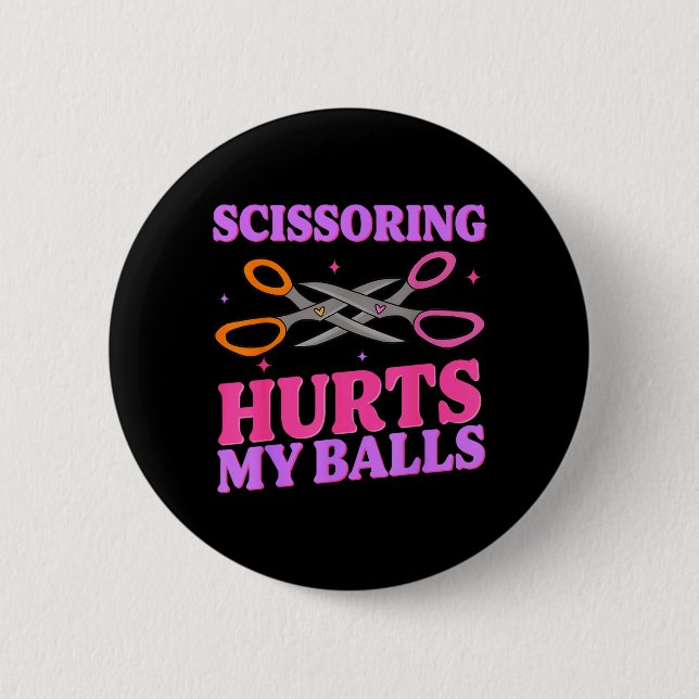 Inappropriate Funny Humor Button (Front)