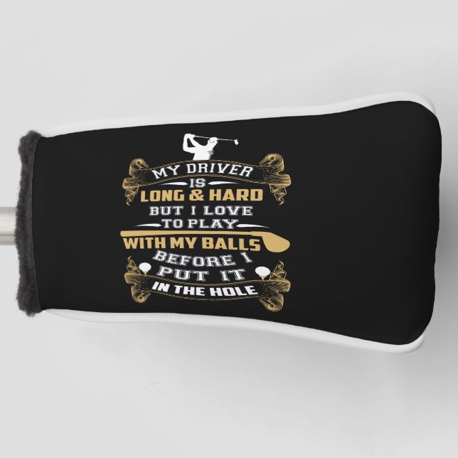 inappropriate golf head cover (Front)