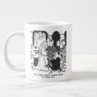 Inappropriate Wedding Day Proposal - Funny Giant Coffee Mug