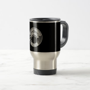 Inari embracing rice plant travel mug
