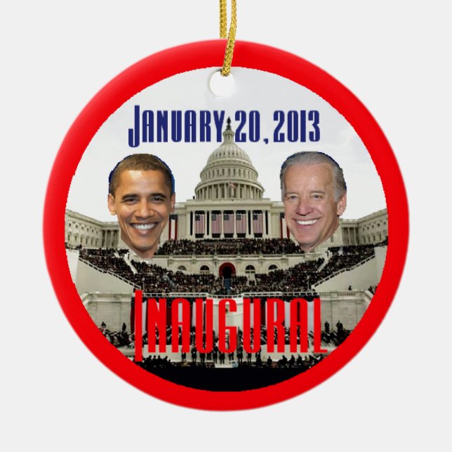 Inaugural 2013 ceramic ornament (Front)