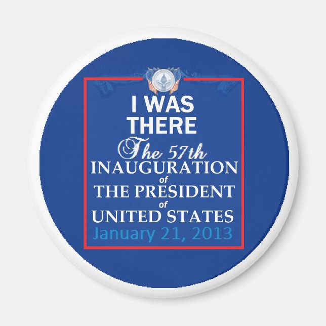 Inaugural 2013 magnet (Front)