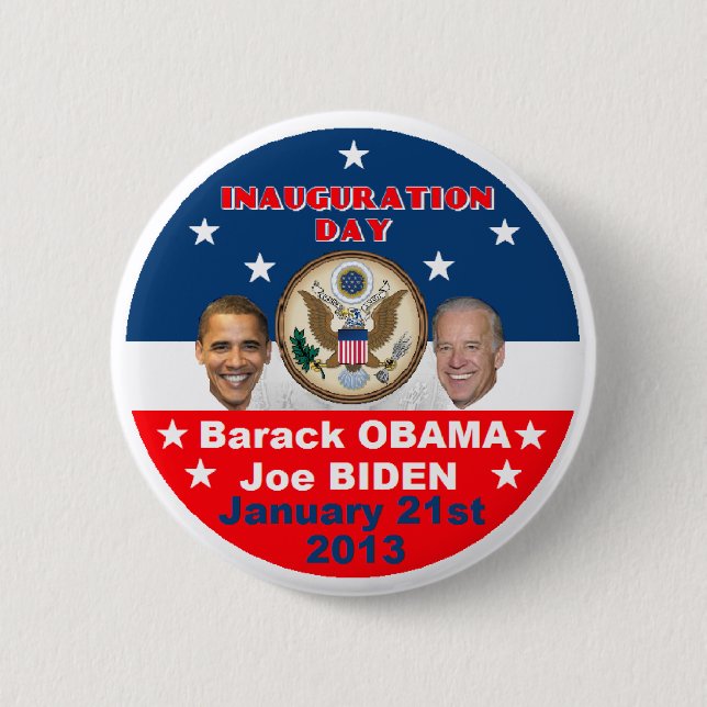 Inaugural 2013 pinback button (Front)