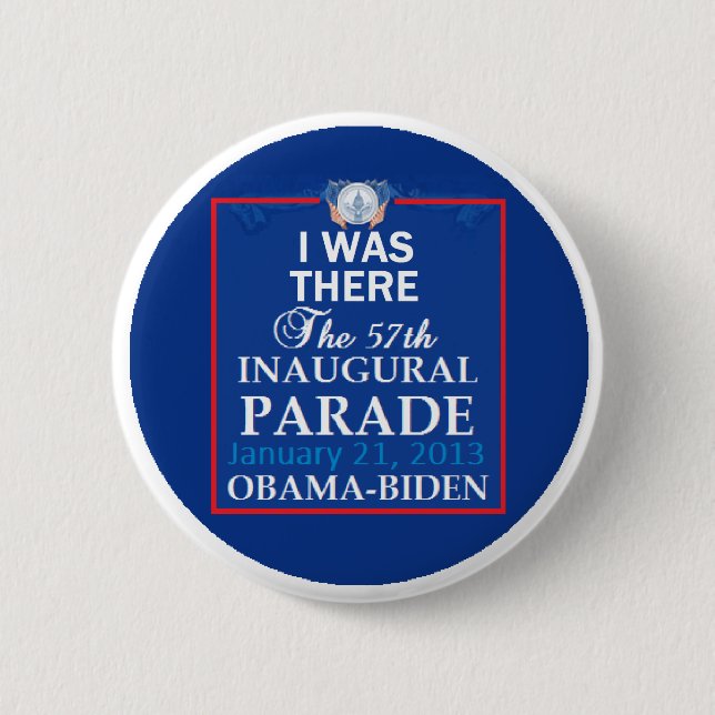 Inaugural 2013 pinback button (Front)