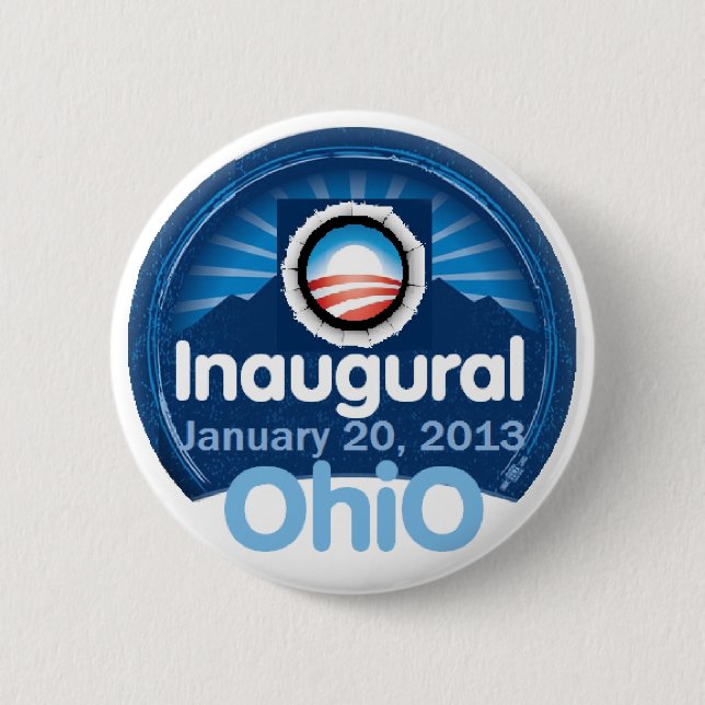 Inaugural 2013 pinback button (Front)