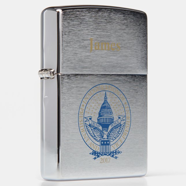 Inaugural Logo 2017 President Donald Trump Zippo Lighter (Right)