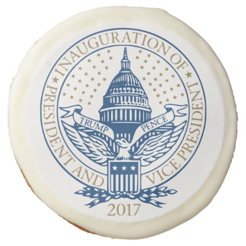 Inaugural Logo Seal President Trump Pence 2017 Sugar Cookie