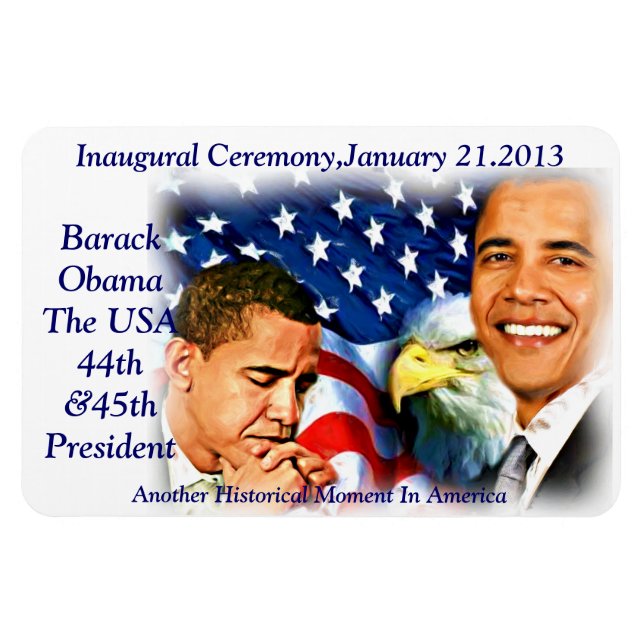 Inauguration2013,Barack Obama_Premium Flexi Magnet (Horizontal)