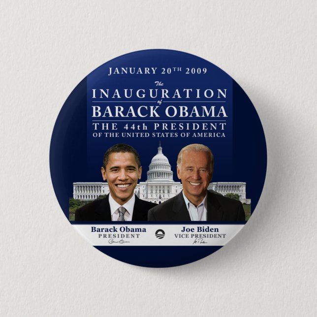 Inauguration 2009 button (Front)
