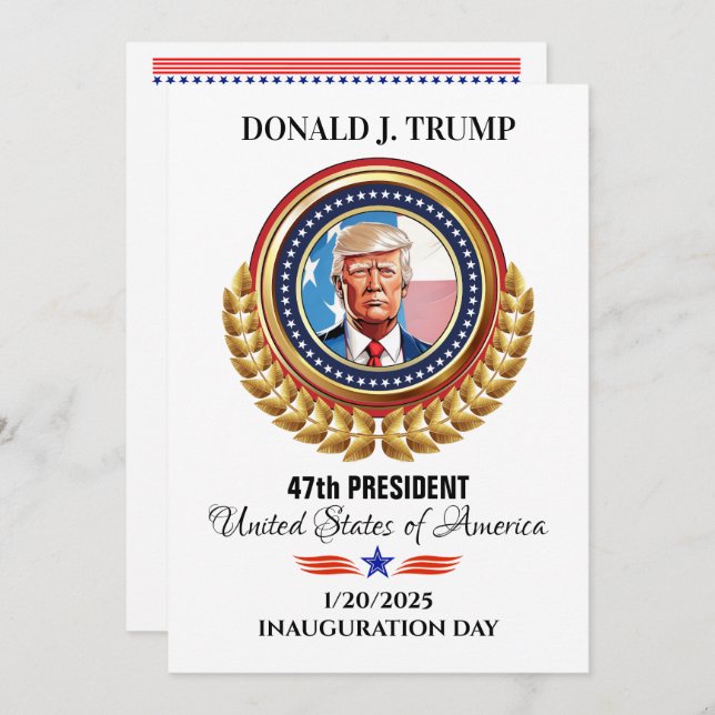 Inauguration Celebration  Holiday Card (Front/Back)