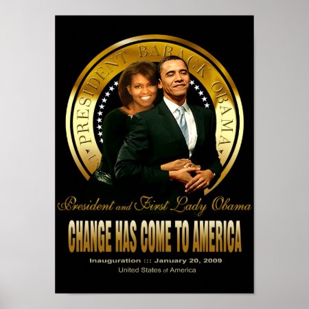 Inauguration - Change Poster