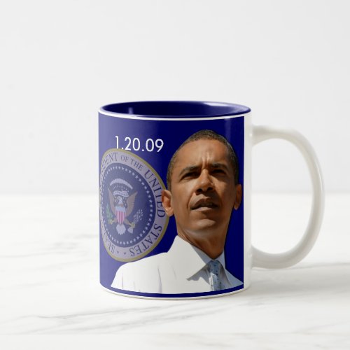 Inauguration Day 12009 _ Collectors Item Two_Tone Coffee Mug