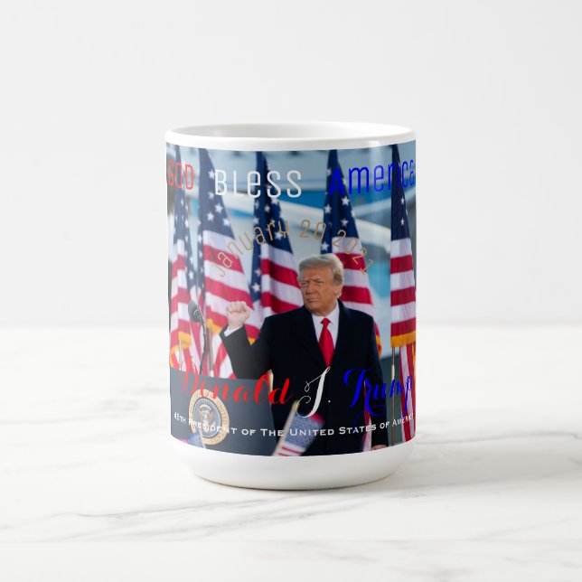 Inauguration Day 2021 Farewell Ceremony Trump Coffee Mug (Center)