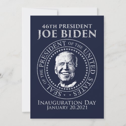 Inauguration day 2021 president Biden Holiday Card