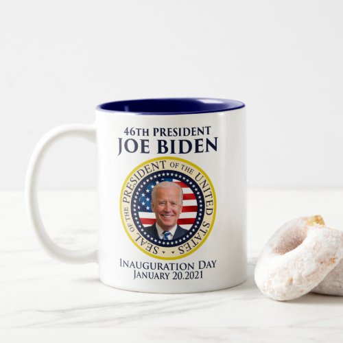 Inauguration day 2021 president Biden Two_Tone Coffee Mug