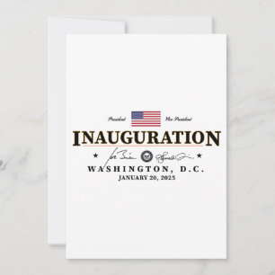 Inauguration Day 2025 Joe Biden Watch Party Invitation