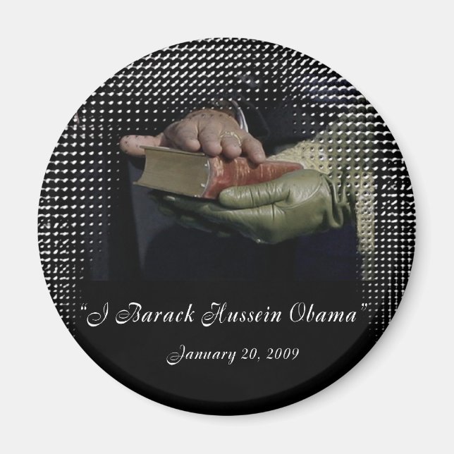 INAUGURATION DAY: BARACK HUSSEIN OBAMA MAGNET (Front)