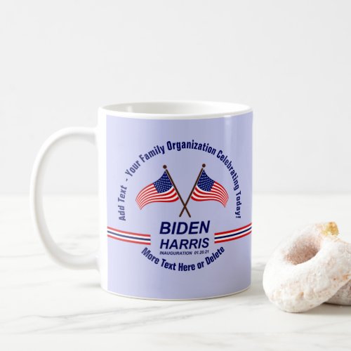 Inauguration Day Party Add Your Name Text Coffee Mug