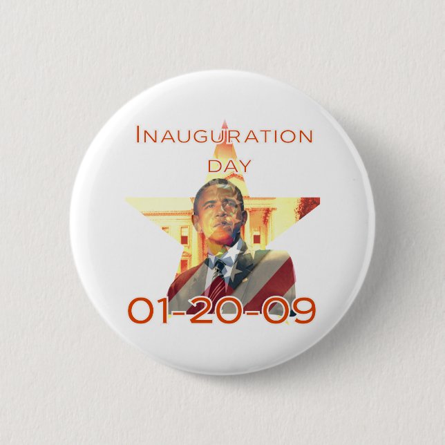 Inauguration Day Pinback Button (Front)