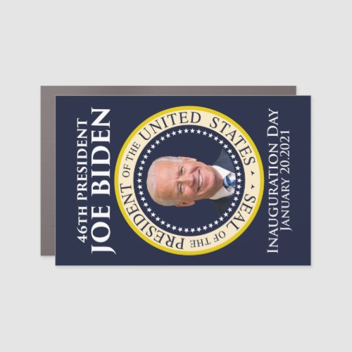 Inauguration day president joe Biden January 20th Car Magnet