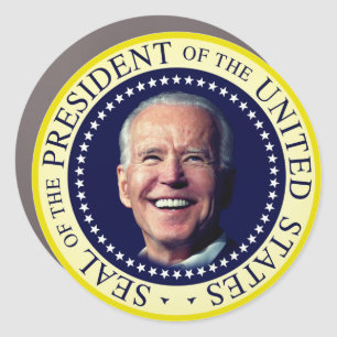 Inauguration day seal of the president biden car magnet