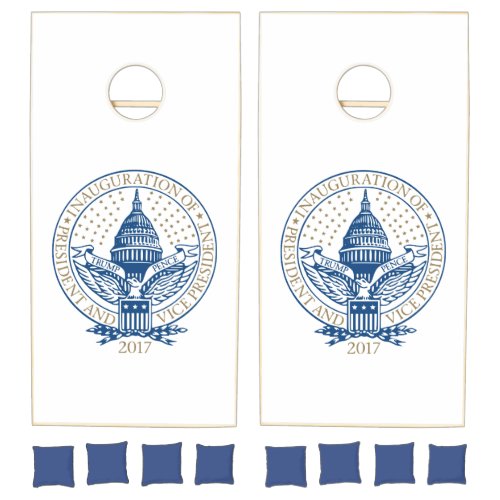 Inauguration Donald Trump Mike Pence 2017 Logo Cornhole Set