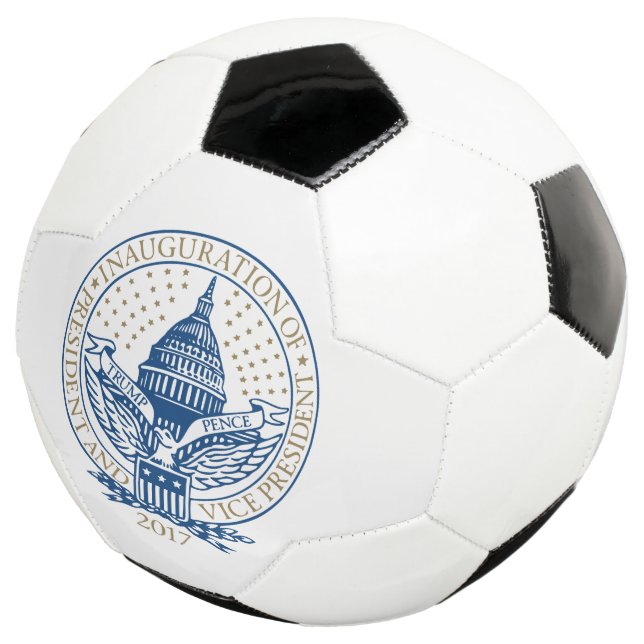 Inauguration Donald Trump Mike Pence 2017 Logo USA Soccer Ball (Three Quarter)