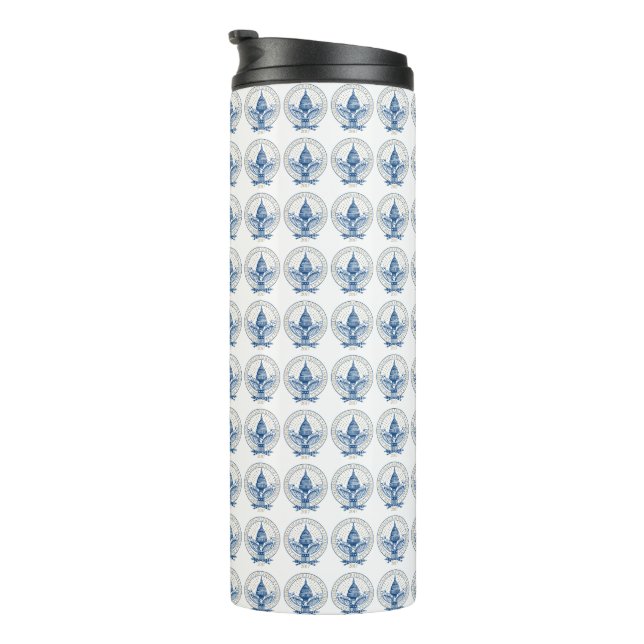 Inauguration Donald Trump Mike Pence 2017 Logo USA Thermal Tumbler (Rotated Right)