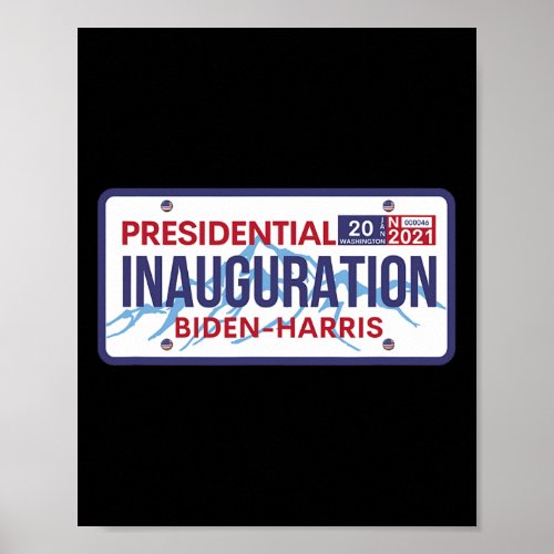 Inauguration Joe Biden President Kamala Harris  Poster