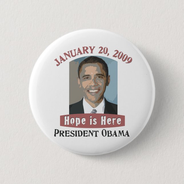 Inauguration Obama Button (Front)