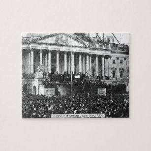 Inauguration of Abraham Lincoln March 4, 1861 Jigsaw Puzzle