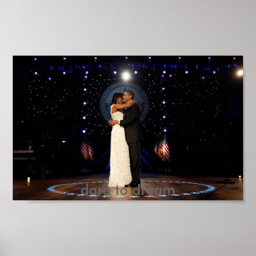 Inauguration President Barack Obama Dance w Miche Poster