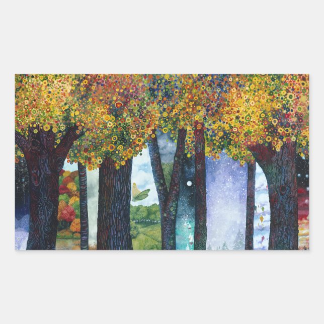 Inbetween Places II Rectangular Sticker (Front)