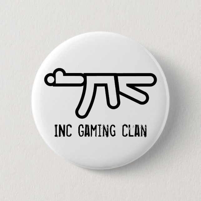 INC AK-47 Button Badge (Front)