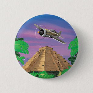 Inca Adventure Pinback Button