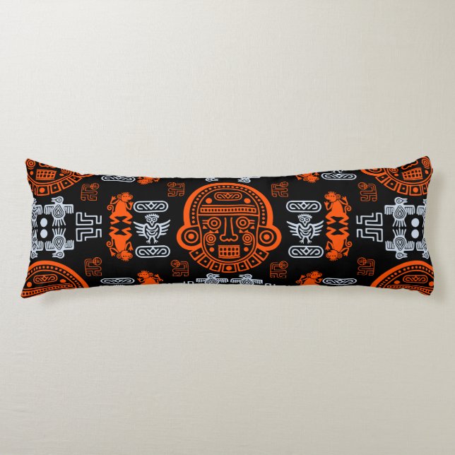 inca Aztec Home Decor Body Pillow (Front)
