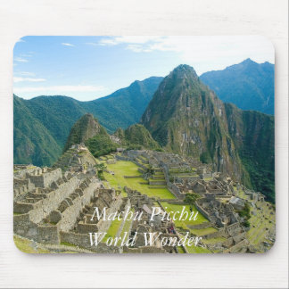 Inca citadel of Machu Picchu, Cuzco - Peru Mouse Pad