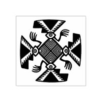 Inca Design Rubber Stamp, Peruvian Design Stamp