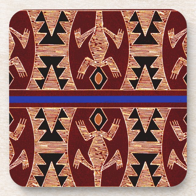 Inca Geckos Beverage Coaster (Front)