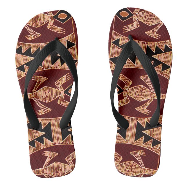 Inca Indian flip flops (Footbed)