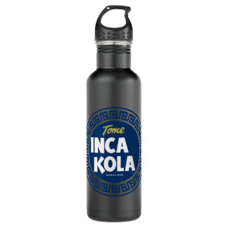 Inca Kola Peru Golden Kola Bubblegum Cream Soda Stainless Steel Water Bottle